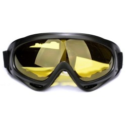 Ski / Snowboard and Other sports goggles, unisex, universal size, yellow colored lens